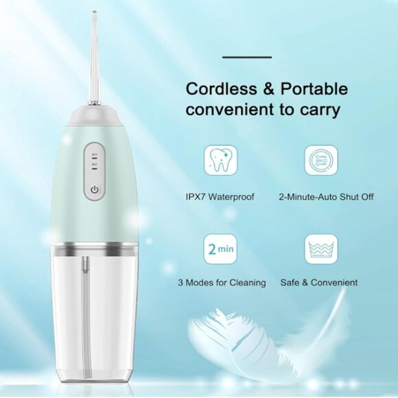 NEW! Water Flosser – 3 Modes – 230ML Tank – 4 Nozzle Heads - Picture 2 of 7